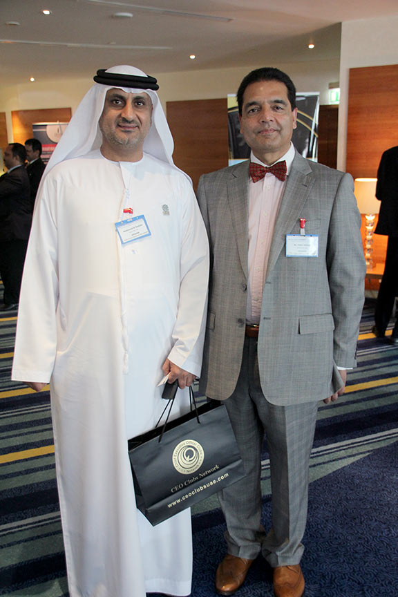 Dr. Tahir Akhtar - Chairman ADAM Global with Mr.Mahmood Al Bastaki, CEO, Dubai Trade - Jumeirah Beach Hotel